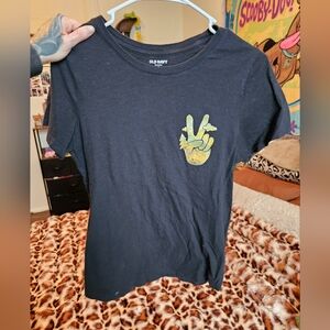 Old Navy Black Graphic T-Shirt